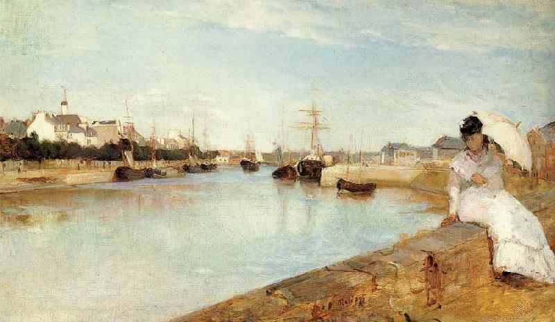 The Harbor at Lorient, Berthe Morisot